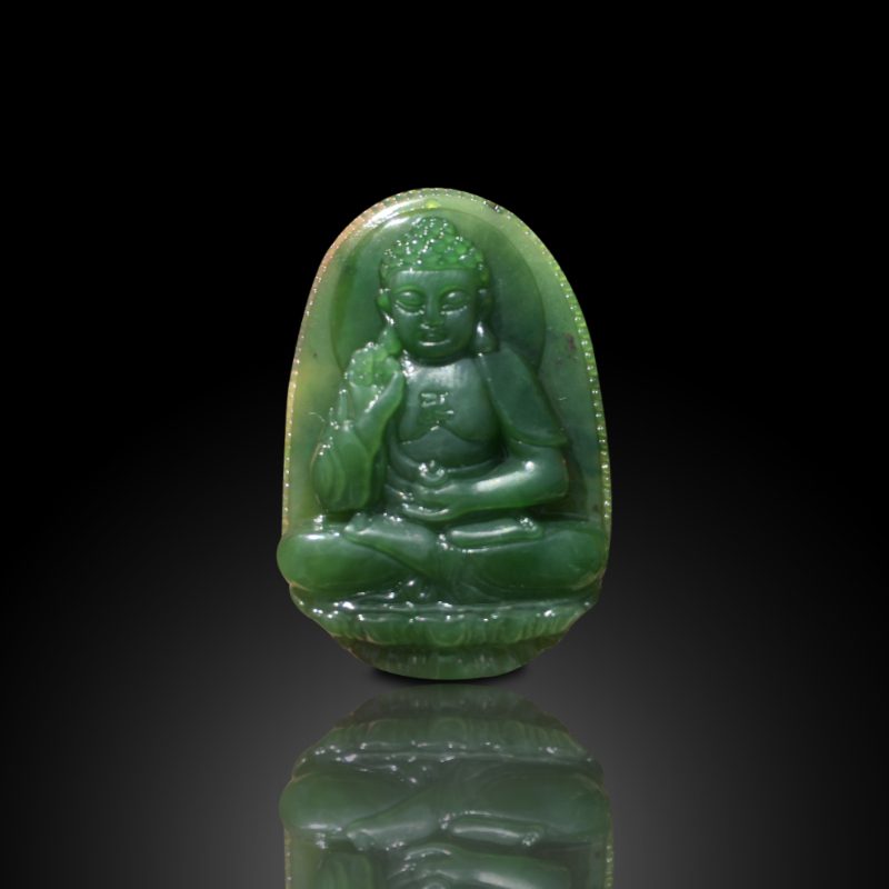 Phật Bản Mệnh Đá Ngọc Bích