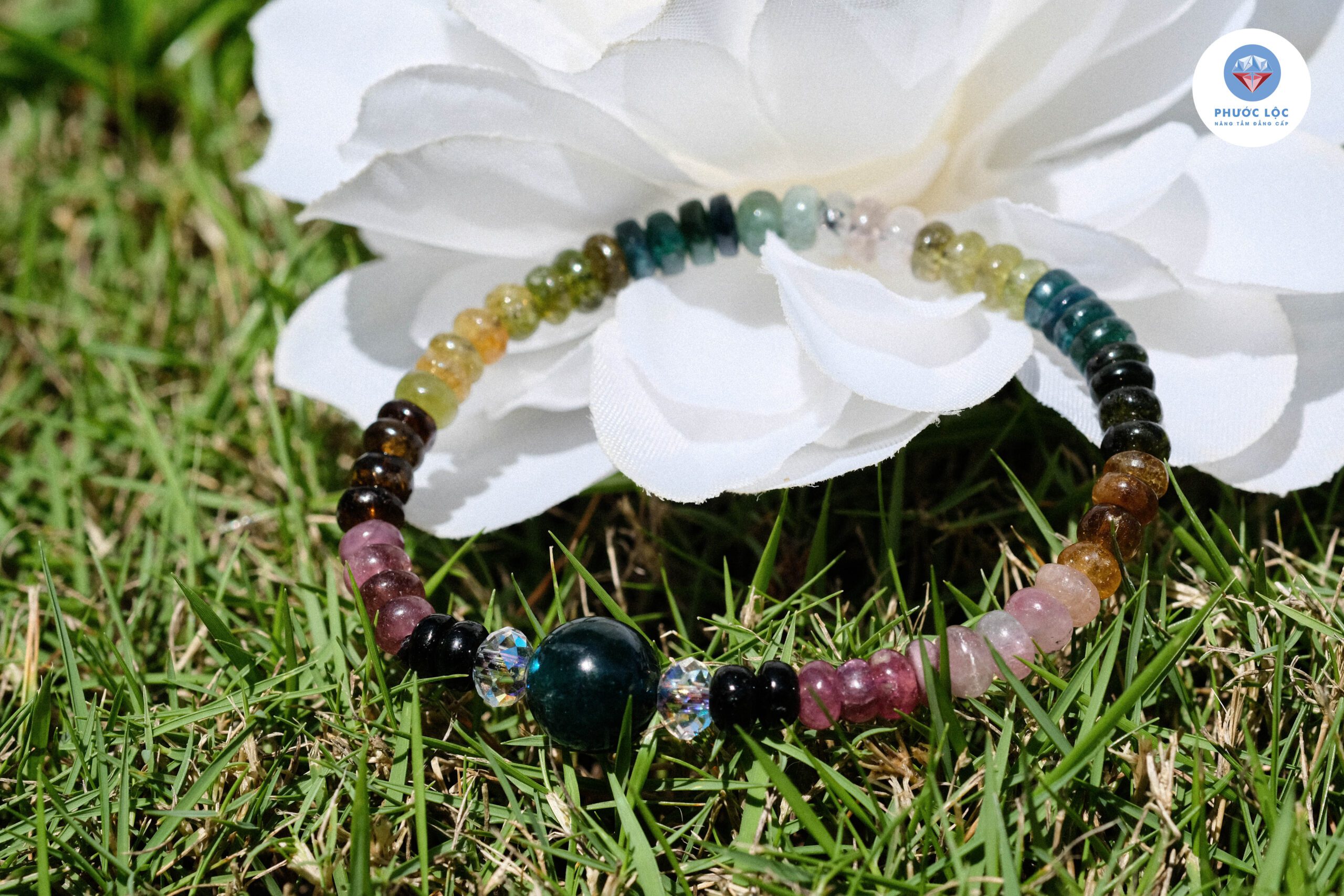 Vòng tay đá tourmaline