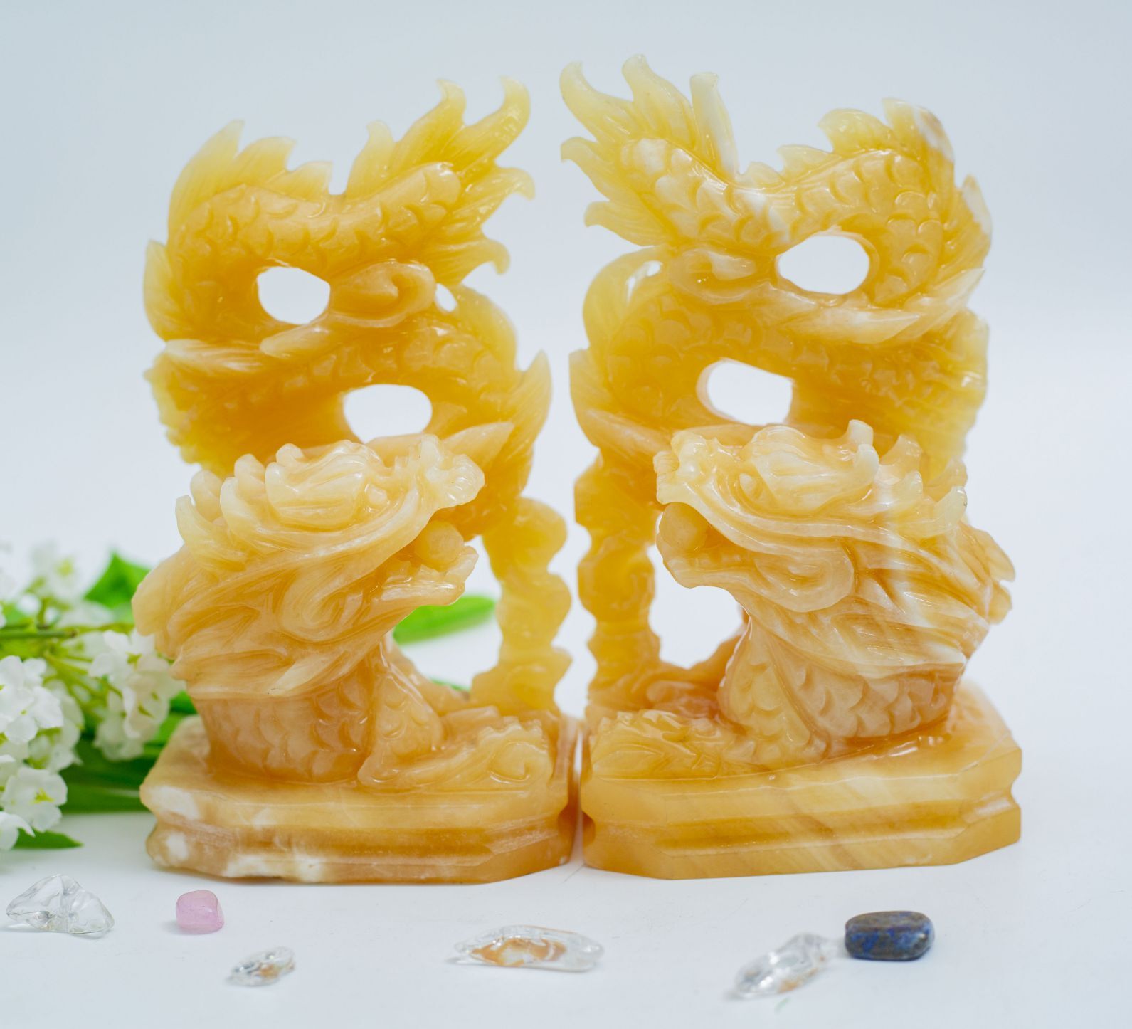 cặp rồng đứng ngọc hoàng long