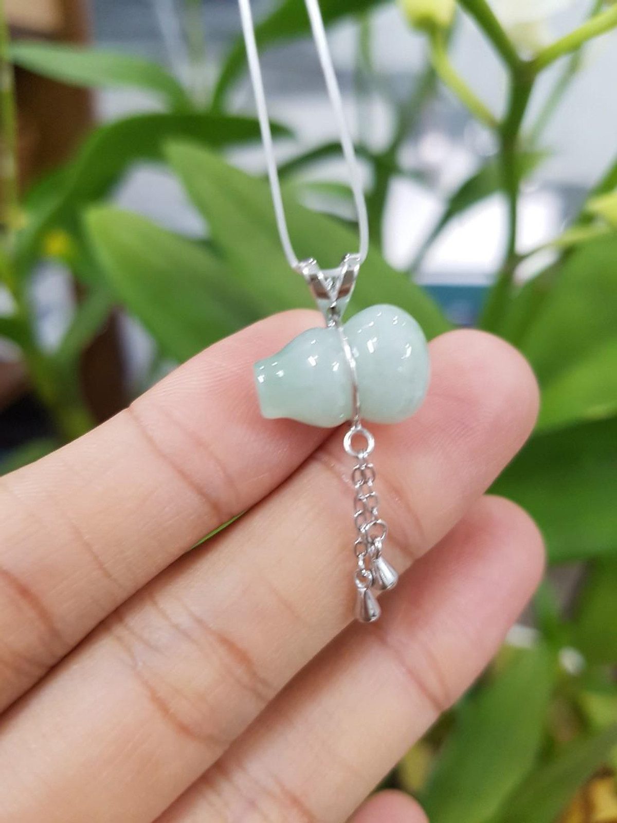 dây chuyền hồ lô ngọc cẩm thạch