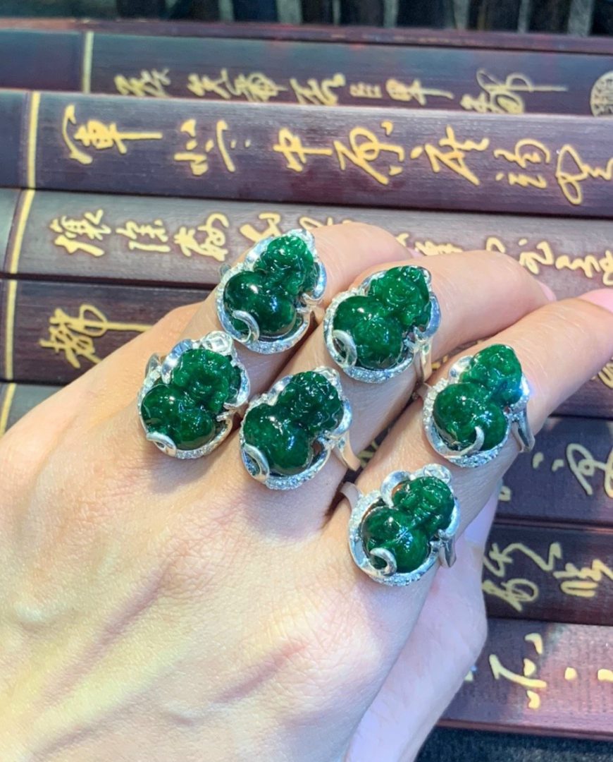 nhẫn tỳ hưu ngọc sơn thủy nhẫn tỳ hưu ngọc sơn thủy