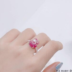 nhẫn túi tiền ruby