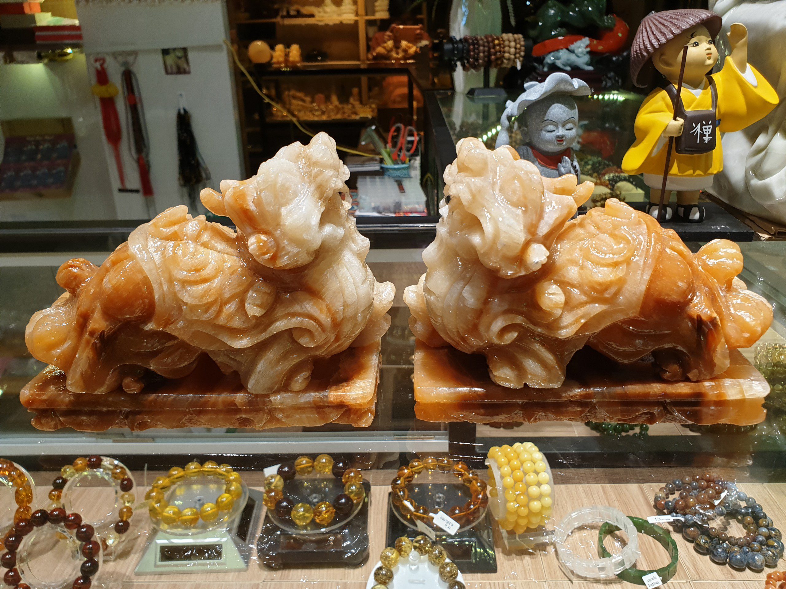 cặp rồng đá vân gỗ