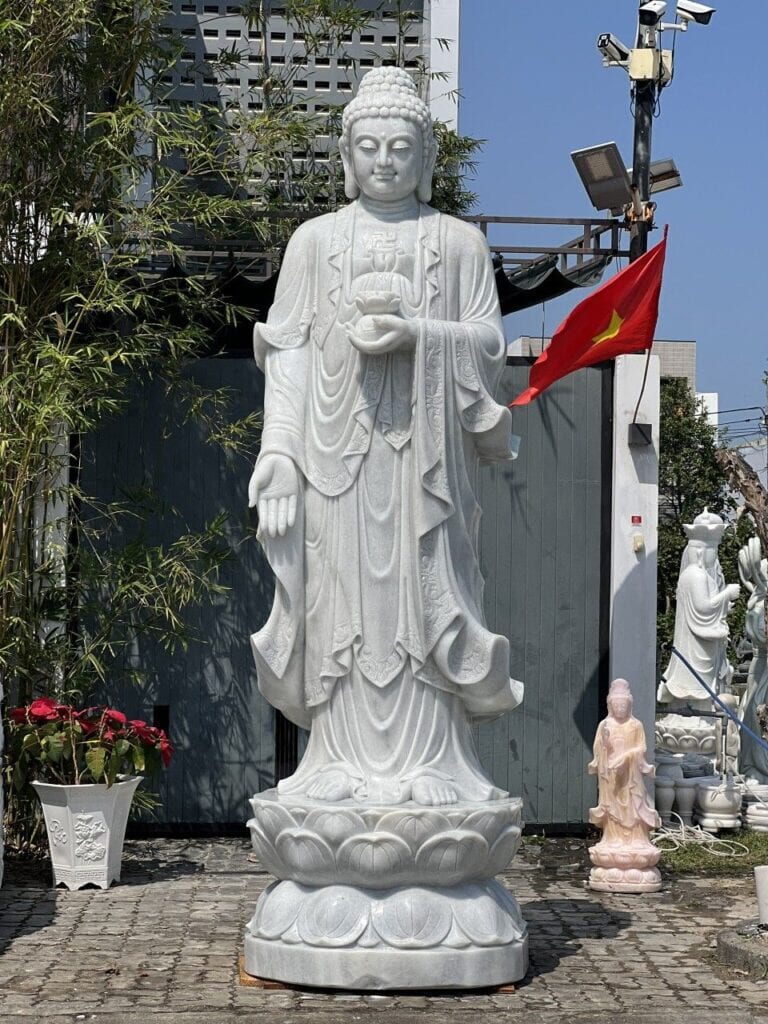 🪷 Tượng Đá Sân Vườn – Điểm Nhấn Phong Thủy Đầy Sinh Khí 2 tượng đá sân vườn