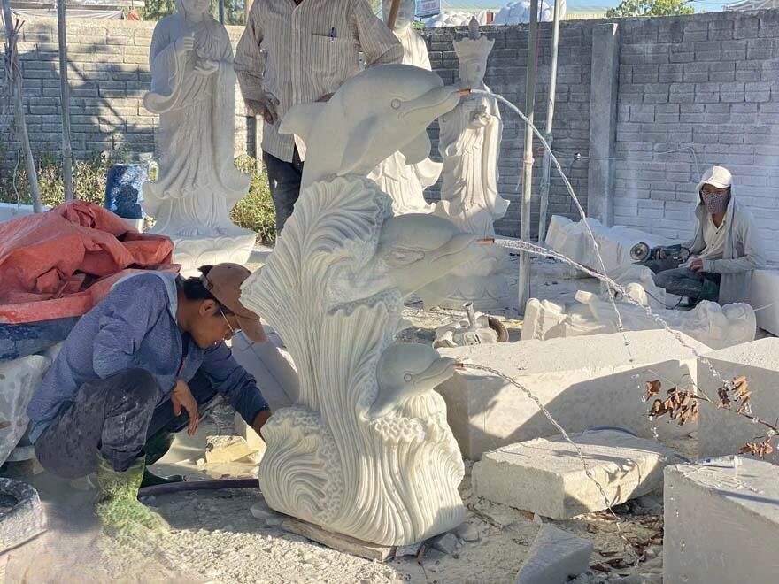 🪷 Tượng Đá Sân Vườn – Điểm Nhấn Phong Thủy Đầy Sinh Khí 5 tượng đá sân vườn